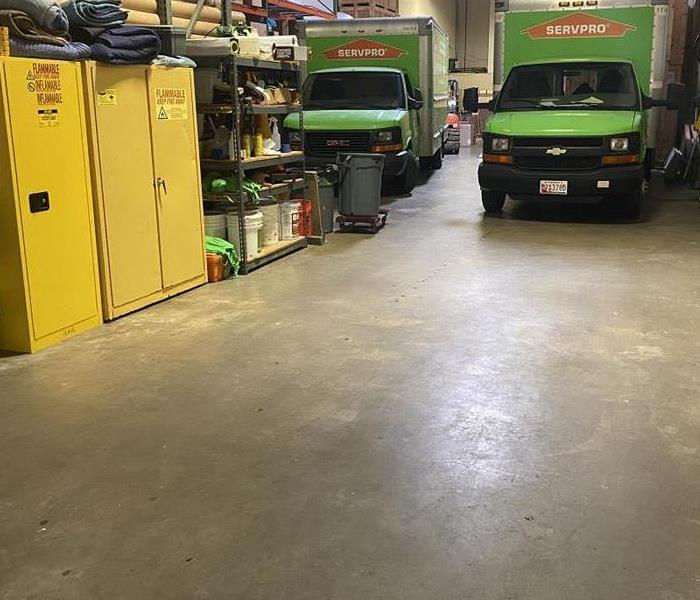 Inside SERVPRO of Sparrows Point Essex Chase Warehousoe